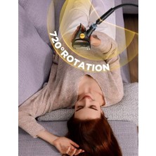 Storemax Joyroom Kaz Boynu Telefon Tutucu Yatak Için,  Esnek Uzun Kollu Telefon Standı, 720° Ayarlanabilir Masa Kelepçesi Klipsi 15 ve Tüm 4-7" Cihazlar Için