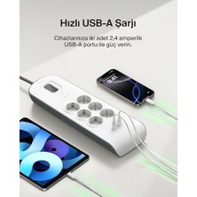 Storemax Surge Plus 6'lı Çoklu Priz