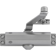 Storemax Kapı Hidroliği 300 Serisi Dar Tip Montaj Ayarlı (2-4) (40-80 Kg) Kapı Yayı, Gümüş