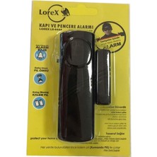 Storemax LR-4444S Siyah Renk Pilli Kapı Pencere Alarm - Piller Hariç - Ev Alarmı - Kablosuz Pencere Alarmı - Hırsız Alarmı