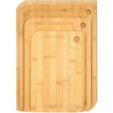 Storemax Premium Bambu Doğrama ve Kesme Tahtası – Antibakteriyel, Dayanıklı ve Çevre Dostu Mutfak Panosu (32X21 Cm) Mum Hediyeli