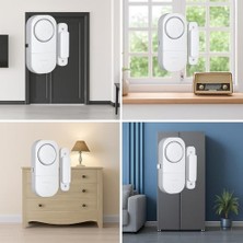 Storemax Kablosuz Kapı ve Pencere Alarmı, Manyetik Ev Güvenlik Alarm Cihazı, Yüksek Sesli Hırsızlık Önleyici, Pilli Kolay Montajlı Alarm Sistemi, Ev Ofis Karavan Kapı Pencere Alarmı (Modern, Adet, 1)