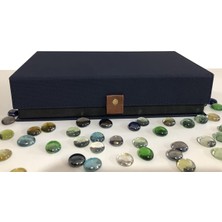 Storemax Çok Amaçlı Takı Deri Kaplamalı Kutu Lacivert