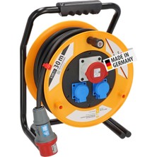 Storemax Brobusta Serisi IP44 Lisanslı Suya Dayanıklı Cee 1 + 2 Soketli 30 Metre Makaralı Kablo
