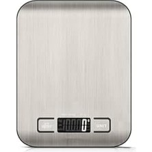 Storemax Mutfak Terazisi - Paslanmaz Çelik Yüzeyli Mutfak Tartısı - Dara Işlevi, LCD Ekran, 5 Birim Dönüştürme ve Otomatik Kapanma Özellikli Tartı (10 kg Yüksek Kapasite)
