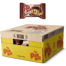Storemax Eti Popkek Çikolatalı Kek 60 G x 24 Adet Kahverengi