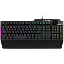Storemax Tuf Gamıng K1 Rgb Mech Brane Turkce Oyuncu Klavyesı Ozel Ses Dugmesı Yan Isık Cubugu Armoury Create Ozellıklı Suya ve Toza Dayanıklı