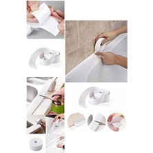 Storemax 3.2 M Banyo Mutfak Lananabo Beyaz Su Sızdırmaz Bant Su Geçirmez Kenar Bandı Sızdırmazlık Tamir,, Tek Ebat