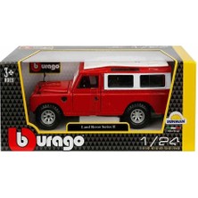 22063 Land Rover Series Iı Model Araba 1:24 Kırmızı -Sunman