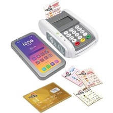 Storemax Oyuncak Sesli Pos Cihazı Full Fonksiyon Eğitici Öğretici Bol Efektli Aktivite Minik Marketçiler