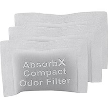 Storemax Itouchless 3'lü Paket Absorbx, Kokuları Emer, Çöp Koku Giderici, Kompakt Filtreler, 4 Gal ve Daha Küçük Çöp Kovaları Için