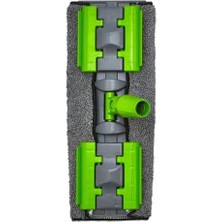 Storemax Teleskopik Saplı, Mikrofiber Bezli Mop - 140 cm Uzunluktaki Teleskobik Sapi ve 360 Derece Dönebilen Uzayıp Kıslan Sap, Istediğin Bezi Tak Kullan Yedek Bezli Döner Saplı Mandallı Mop (Yeşil)