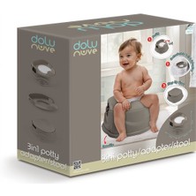 7184 Lazımlık Adaptör Basamak Stone Gray -Dolu Oyuncak