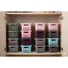 Storemax 6'lı Süzgeçli Fresh Saklama Kabı Seti 1.6 Lt Plastik Saklama Set 6 Adet