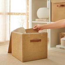 Storemax 2'li Jüt Kapaklı Kutu Set 30X30X30 cm
