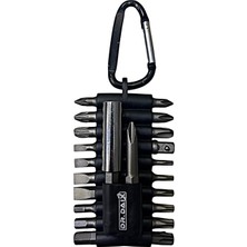 22 Parça Karabinalı Bits Set