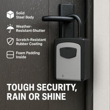 Storemax Barska Güvenlik Anahtarı Güvenli Kilit Kutusu Şifreli Kilit ile Kapı Askısı ve Duvar Montaj Için Emlakçı, Ev Anahtarları, Açık, Gizli Anahtar Depolama