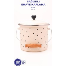 Storemax Cupid Kalp Desenli Yoğurt/bakliyat Bakracı (20 Cm-3 Litre-Tüm Ocaklarla Uyumlu)