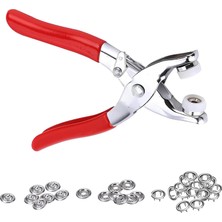 Storemax 9,5 mm Metal Çıtçıt Düğme ve Seti – 25'li Dayanıklı Perçin Çıtçıt Takım – El Işi, Dikiş, Bebek Kıyafeti, Çanta ve Tekstil Için Uygun Düğme Seti