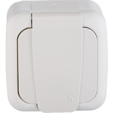 Storemax Topraklı Kapaklı Beyaz Priz