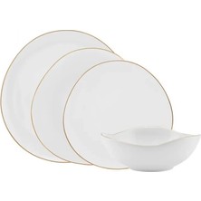 Storemax Streamline Middle 24 Parça 6 Kişilik Porselen Yemek Takımı