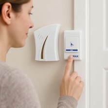 Storemax Asorti Renk Kablosuz Pilli Kapı Zili – Şık ve Güçlü Ses Çıkışlı Model