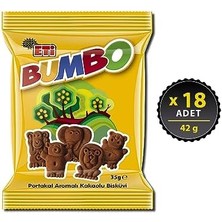 Storemax Eti Bumbo Portakal Aromalı Kakaolu Bisküvi 42 G x 24 Adet