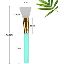 Storemax Buffer® 2li Silikon Temizlemesi Kolay Kullanılabilen Yüz Cilt Bakımı Maske ve Krem Spatulası