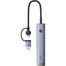 Storemax Ultrajoy Series 4-Port Hub Aır Space Grey（usb-A&type-C To USB 3.0 * 4+TYPE-C5V）