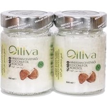 Storemax Oiliva Soğuk Sıkım Hindistan Cevizi Yağı 2 x 300ML |%100 Doğal & Saf | Katkısız | Cam Şişe