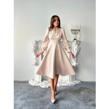 Mabel Giyim Aster Süet Elbise DRC-0101