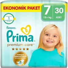 Storemax Prima Bebek Bezi Premium Care 7 Numara 30 Adet Ekonomik Paket