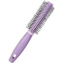 Storemax Yuvarlak Saç Fırçası ve Tarak – Mor, Masaj Uçlu, Hacim ve Şekillendirme Için
