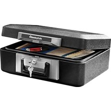 Storemax Tuş Kilidi ile Yanmaz Kasa, Para, Takı, Belgeler, 0,25 Fit Küp, 6,3 x 15,3 x 12,1 Inç, 1160