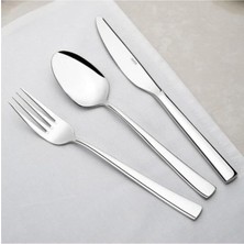 Storemax Deniz Sade Çatal Kaşık Bıçak Takımı Seti 6 Kişilik 18 Parça
