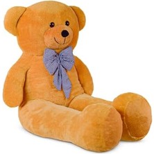 Storemax 130 cm Dev Pelüş Papyonlu Ayı,yumuşak ve Sevimli Büyük Boy Oyuncak Ayı,sarılmalık Sevgiliye Hediye Ayıcık,dev,büyük Boy (Kahverengi)