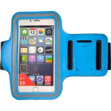 Leonpro Taşıma Kılıfı Cep Telefonu Kol Bantı12.5cm x 6.5cm Ölçülerinde Kol Bandı Mavi