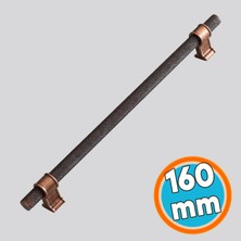 Nzb Mobilya Mutfak Çekmece Dolap Kulpu Kulbu Kulpları Eskitme Antik Bakır Metal 160 Mm-16 cm