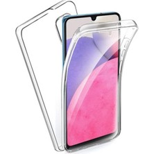Storemax A04 360 Derece Kılıf Şeffaf Silikon Ön Arka ile Uyumlu