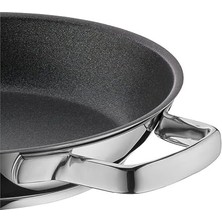 Storemax Permadur Advance Servis ve Kızartma Tavası, 28 Cm, Indüksiyon, Paslanmaz Çelik Tava, Cromargan Paslanmaz Çelik Kaplamalı, Fırına Dayanıklı