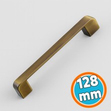 Nzb Metal Antik Sarı Kulp 128 mm Mobilya Çekmece Mutfak Dolabı Dolap Kapak Kulpları Kulb Kulpu 12.8 cm