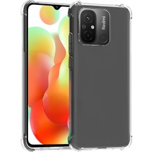 Ennar Xiaomi Redmi 12C  Kılıf Sararmaz Kenarları Yumuşak Anti Şok Şeffaf Silikon Kapak