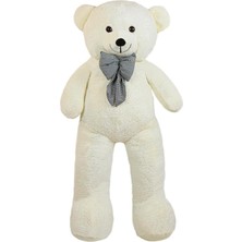 Storemax Krem Papyonlu Dev Pelüş Ayıcık,papyonlu Ayı,yumuşak ve Sevimli Büyük Boy Oyuncak Ayı,sarılmalık Papyonlu Ayıcık,sevgiliye Hediye (80CMKREM)