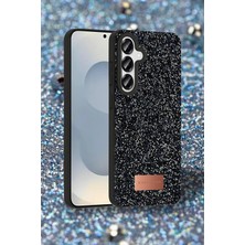 Onegif CPT50 Samsung Galaxy S25 Plus Bright Simli Kapak - Siyah