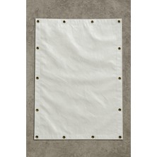 İçel Çadır Içel Çadır Beyaz Renkli Su Geçirmez Kapsüllü Balkon, Gölgelik, Uv Katkılı Güneşten Koruma Dokuma Branda