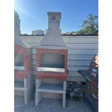 Hazır Beton Barbekü 70 Lik Davlumbazlı