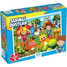 Sevimli Dostlar Puzzle 100