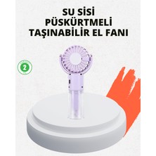 MegaSepet Sessiz Çalışan Şarjlı Su Buharlı Portatif Vantilatör - ME001W-51KD53