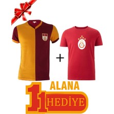 Galatasaray Orijinal Metin Oktay T-Shirt 5 Yıldız Kırmızı T-Shirt