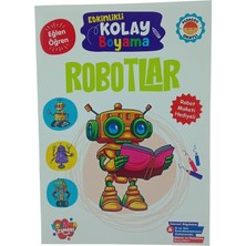 Koloni Kitap Etkinlikli Kolay Boyama Robotlar